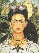 Frida Kahlo Portrait oil painting on canvas